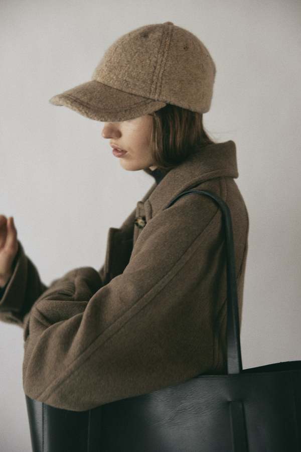 Janessa Leone Paige hat in Beige Janessa Leone Paige Cap - Beige | Garmentory main image 3