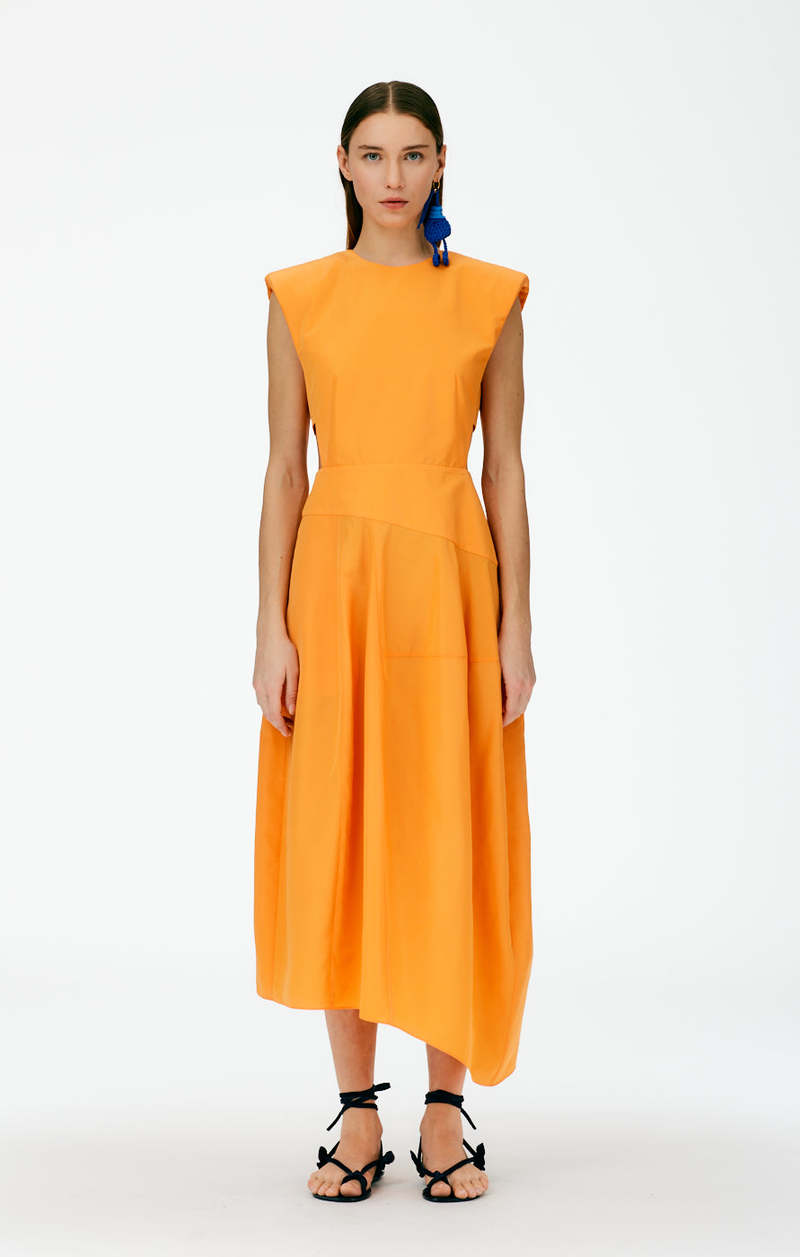 orange balloon dress Balloon Wedding Dress