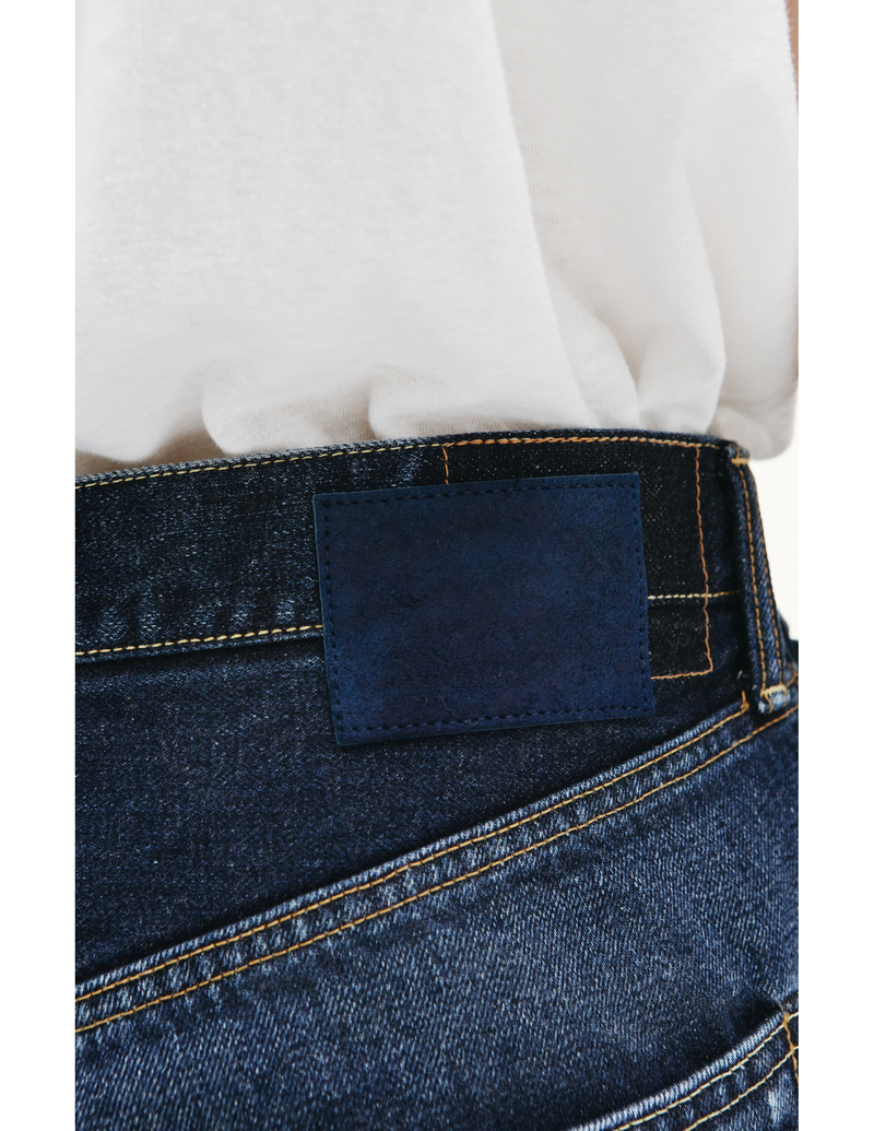 Visvim Social Sculpture 03 Damaged Jeans - Navy blue | Garmentory