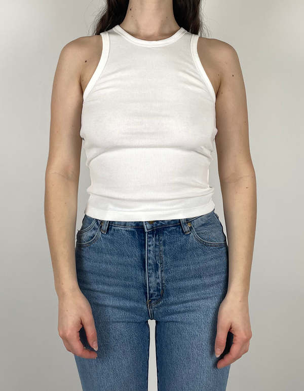 Rollas Miller Baby Rib Tank - White 