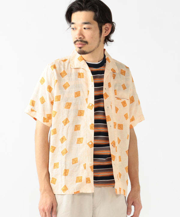 新品 BEAMS+ Italian Collar Egyptian Linen BEAMS PLUS (BEAMS PLUS) Italian Collar Egyptian Linen