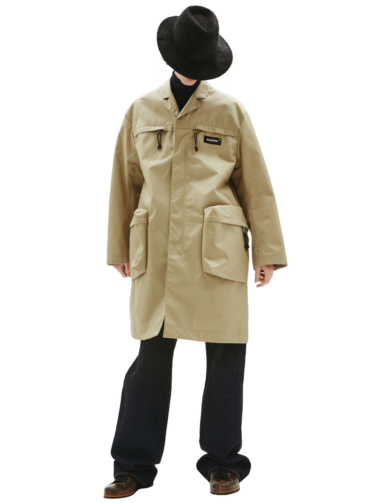Undercover x Eastpak Nylon Coat - Beige | Garmentory