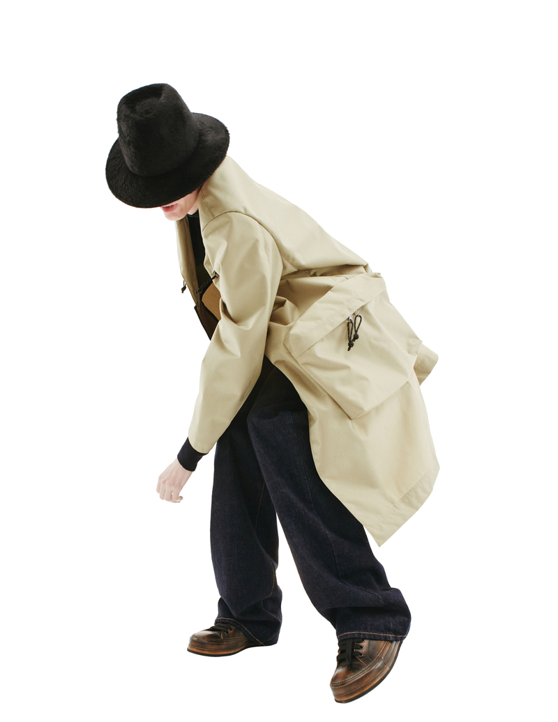 UNDERCOVER 21AW ×EASTPAK NYLON MOD COAT Undercover x Eastpak Nylon Coat - Beige | Garmentory