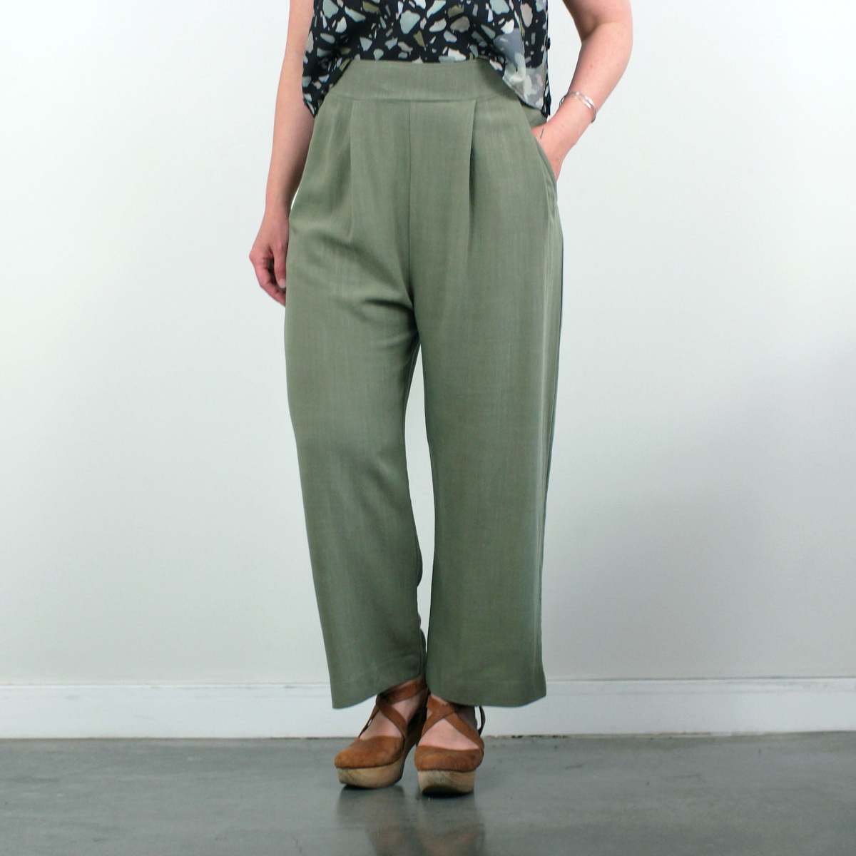 Allison Wonderland Lucie Pant - Olive - Image 1 of 9