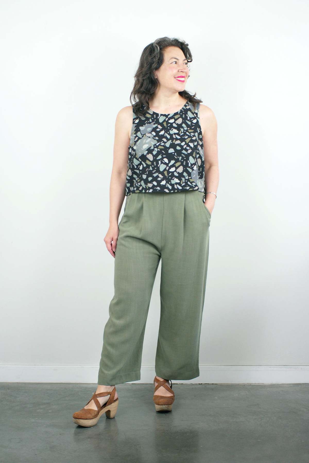 Allison Wonderland Lucie Pant - Olive - Image 3 of 9