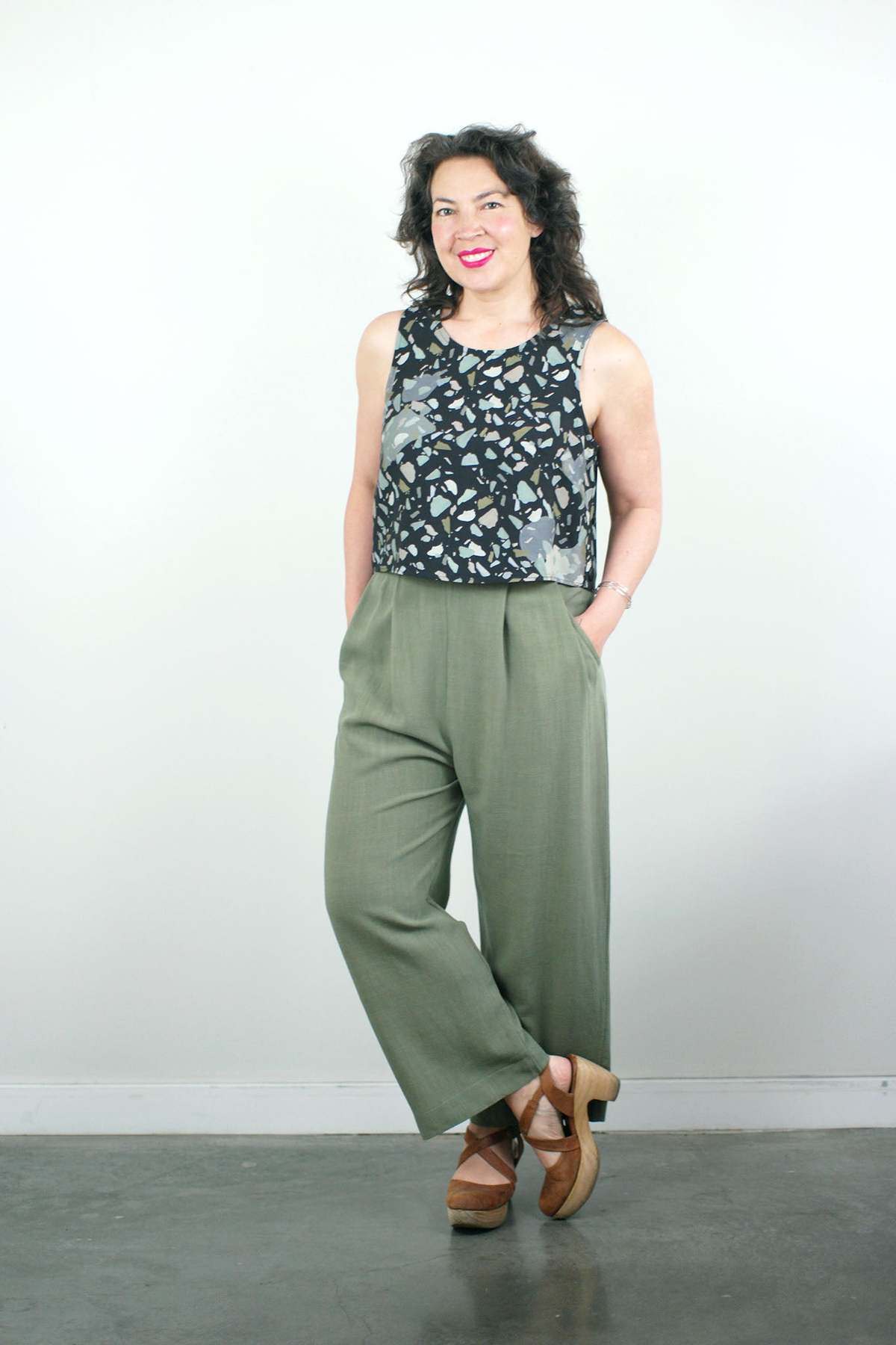 Allison Wonderland Lucie Pant - Olive - Image 4 of 9