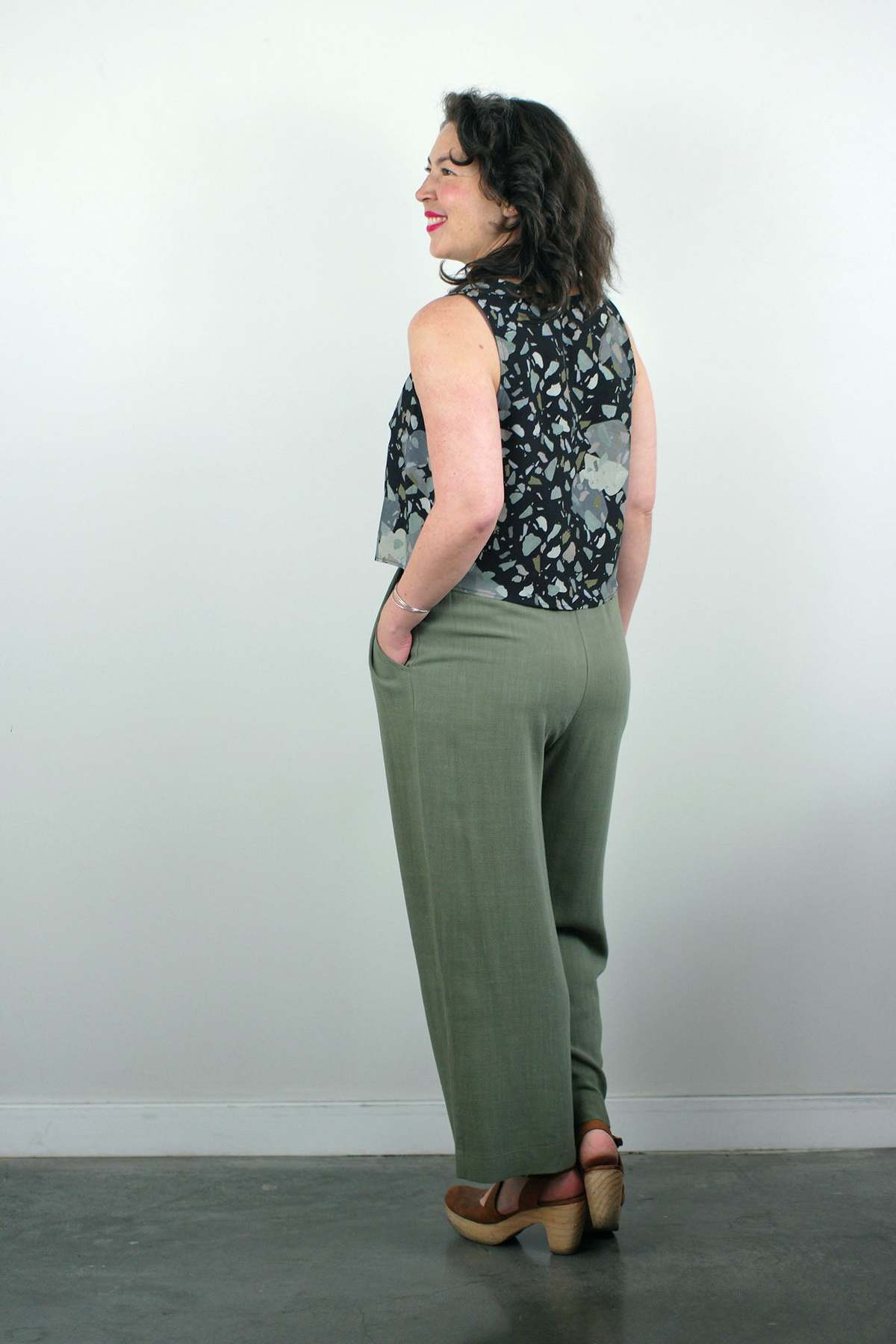 Allison Wonderland Lucie Pant - Olive - Image 5 of 9