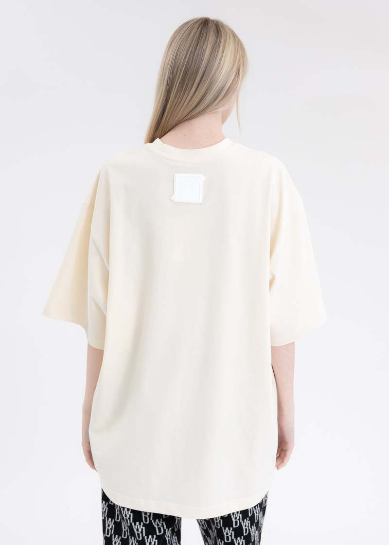 WE11DONE MULTI LOGO T SHIRT - IVORY | Garmentory
