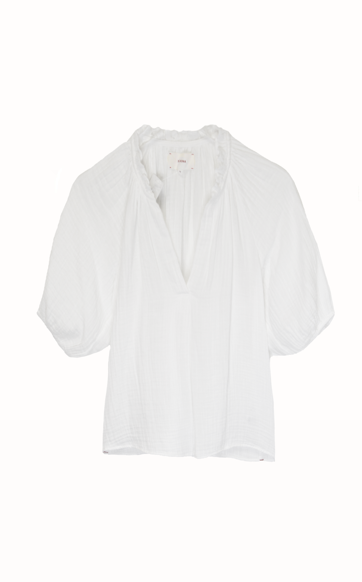 Xirena Jules Top Chelsea Gauze White Garmentory