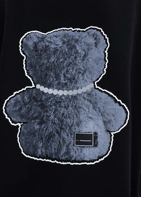 We11Done ♥ Spray Teddy T-Shirt /追跡付 we11done-PEARL-NECKLACE-TEDDY-