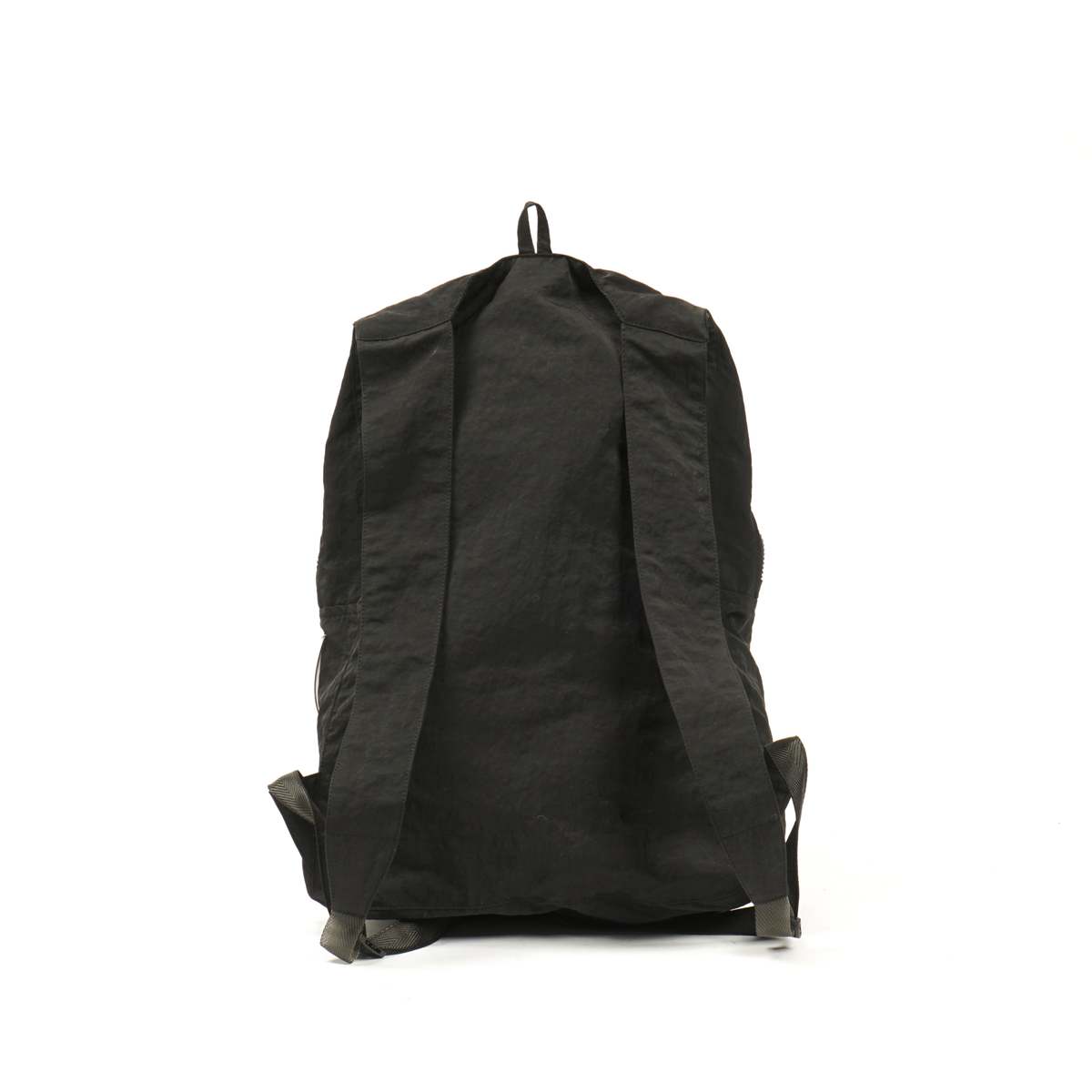 Our Legacy Dense Liquid Nylon Slim Backpack - Black | Garmentory