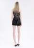 Danielle Guizio Crochet Knit Cut out Dress - Black - Thumbnail 4