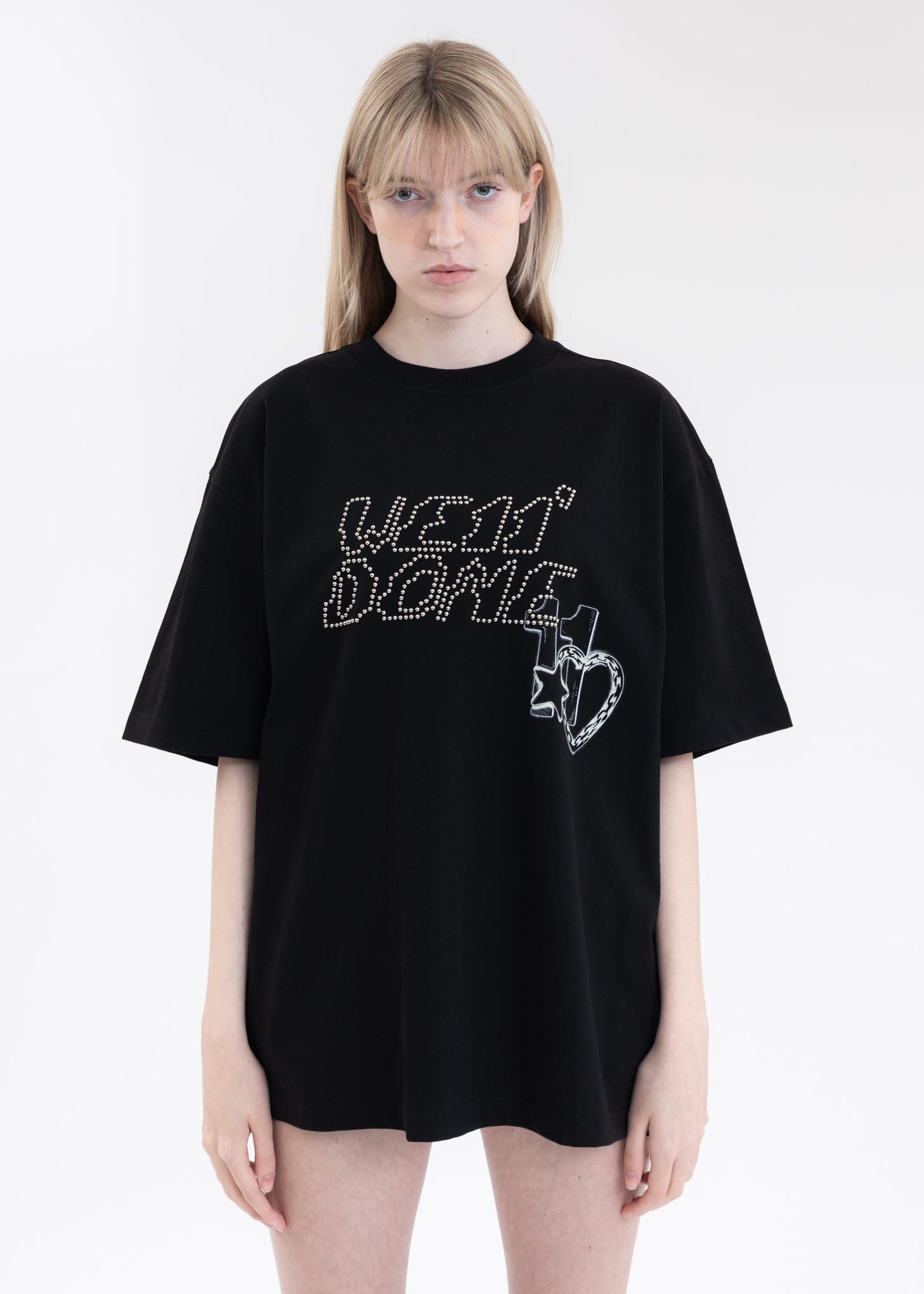 We11done Neon Sign Spray T-shirt 