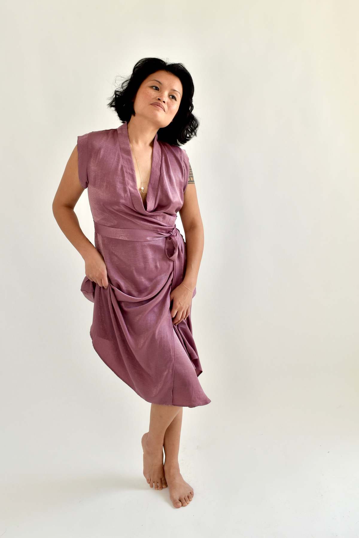 Altar Houseline Francis Dress - Mauve - Image 10 of 18