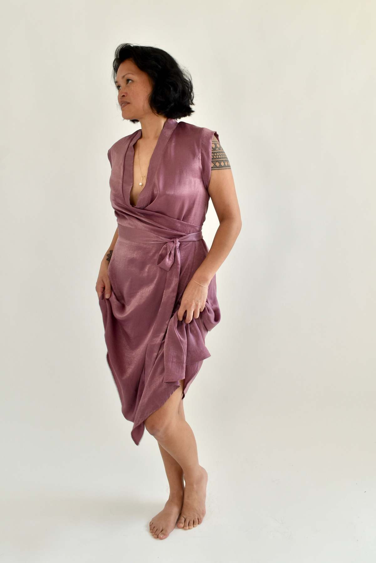 Altar Houseline Francis Dress - Mauve - Image 12 of 18