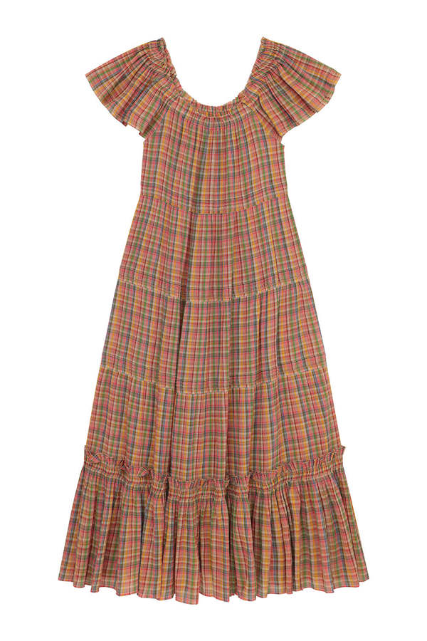 The Great. The Nightingale Dress - Summer Plaid | Garmentory
