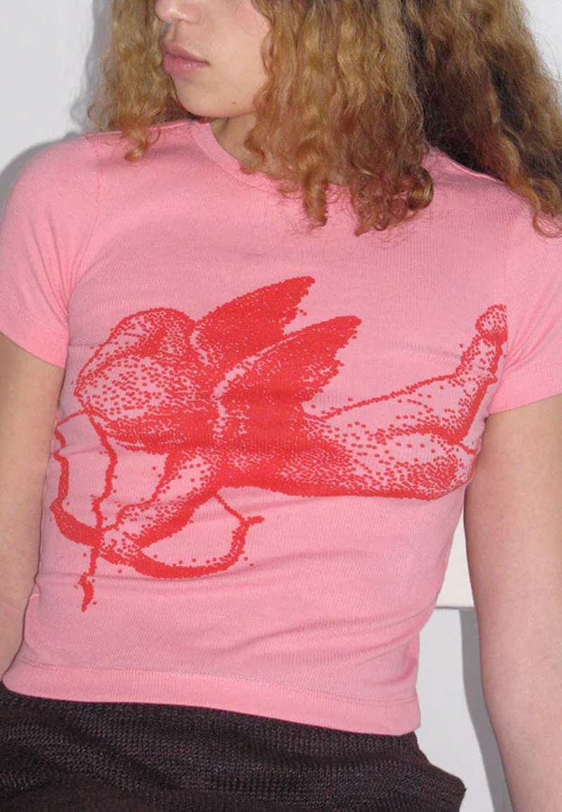 トップス Paloma Wool SOUVENIR SAINT ANGELO Paloma Wool Souvenir Saint Angelo Tee - Pink | Garmentory