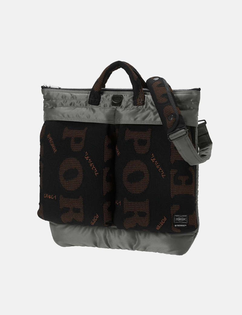 Porter-Yoshida and Co Byborre x Porter 2Way Helmet Bag - Silver 