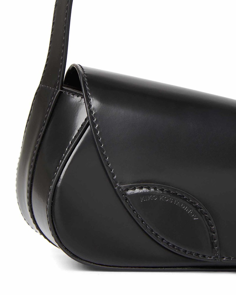 Kiko Kostadinov Trivia Leather Bag - Black | Garmentory