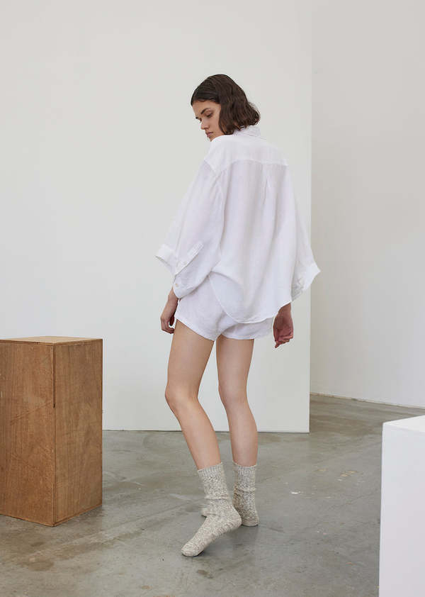 【関税込み】Deiji Studios オフホワイト The 03 パジャマセット Deiji Studios The 03 Sleepwear Set | Garmentory