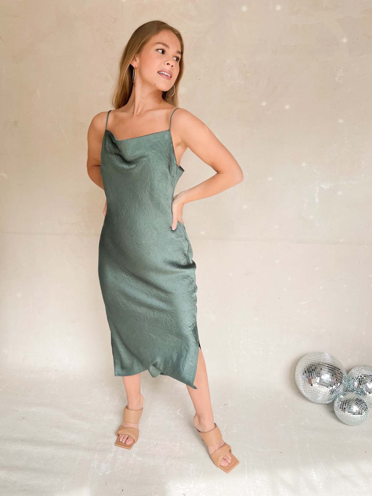 just female green dress Just Cavalli Outlet: Dress woman - Green | 77PAO940N0373