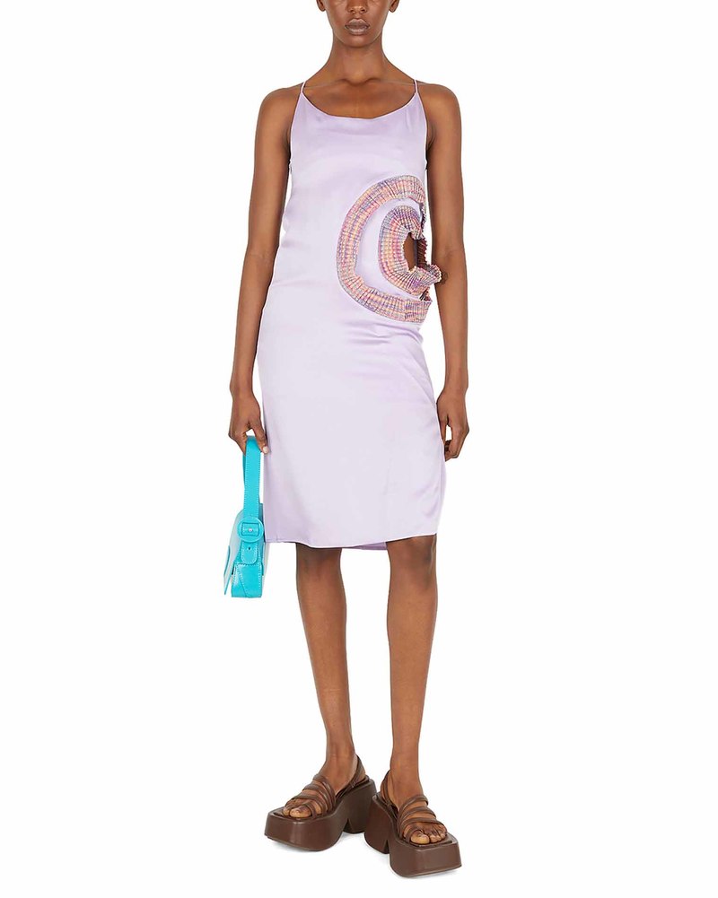Kiko Kostadinov Bruni Slip Dress - lilac | Garmentory