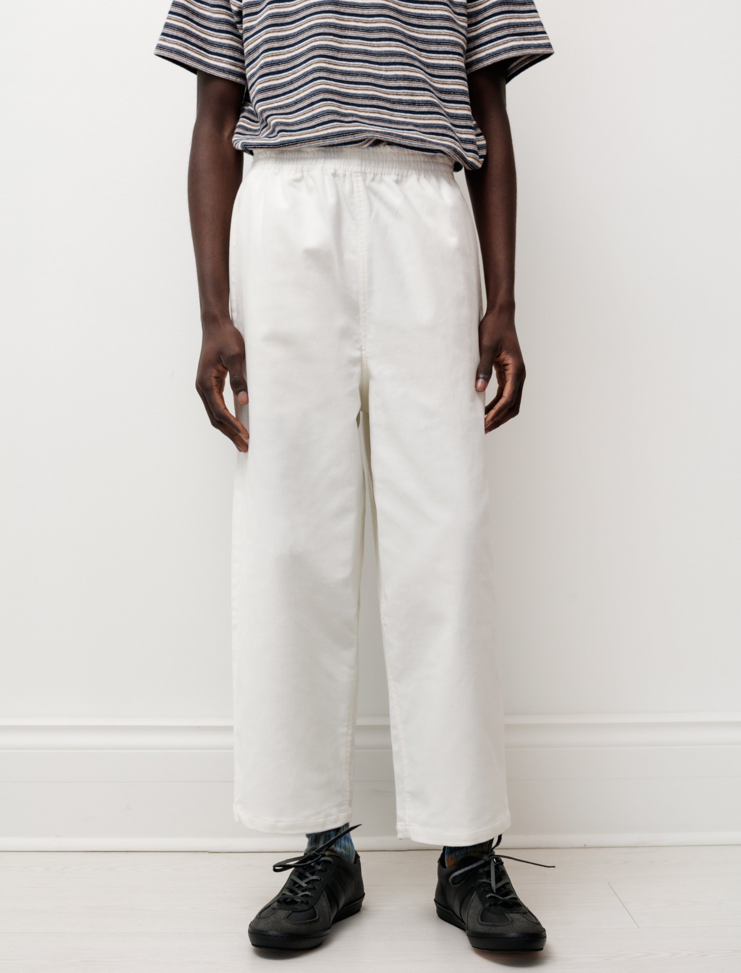 Camiel Fortgens Fine Corduroy Grandpa Pants - White | Garmentory