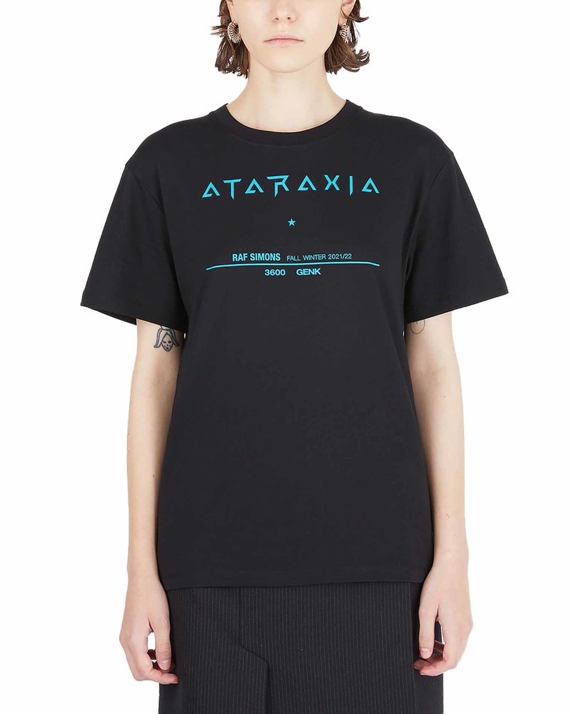 Tシャツ・カットソー RAF SIMONS SS23 T-SHIRT WITH LOGO (231-126A_190011010) Raf Simons Ataraxia Print T-Shirt | Garmentory