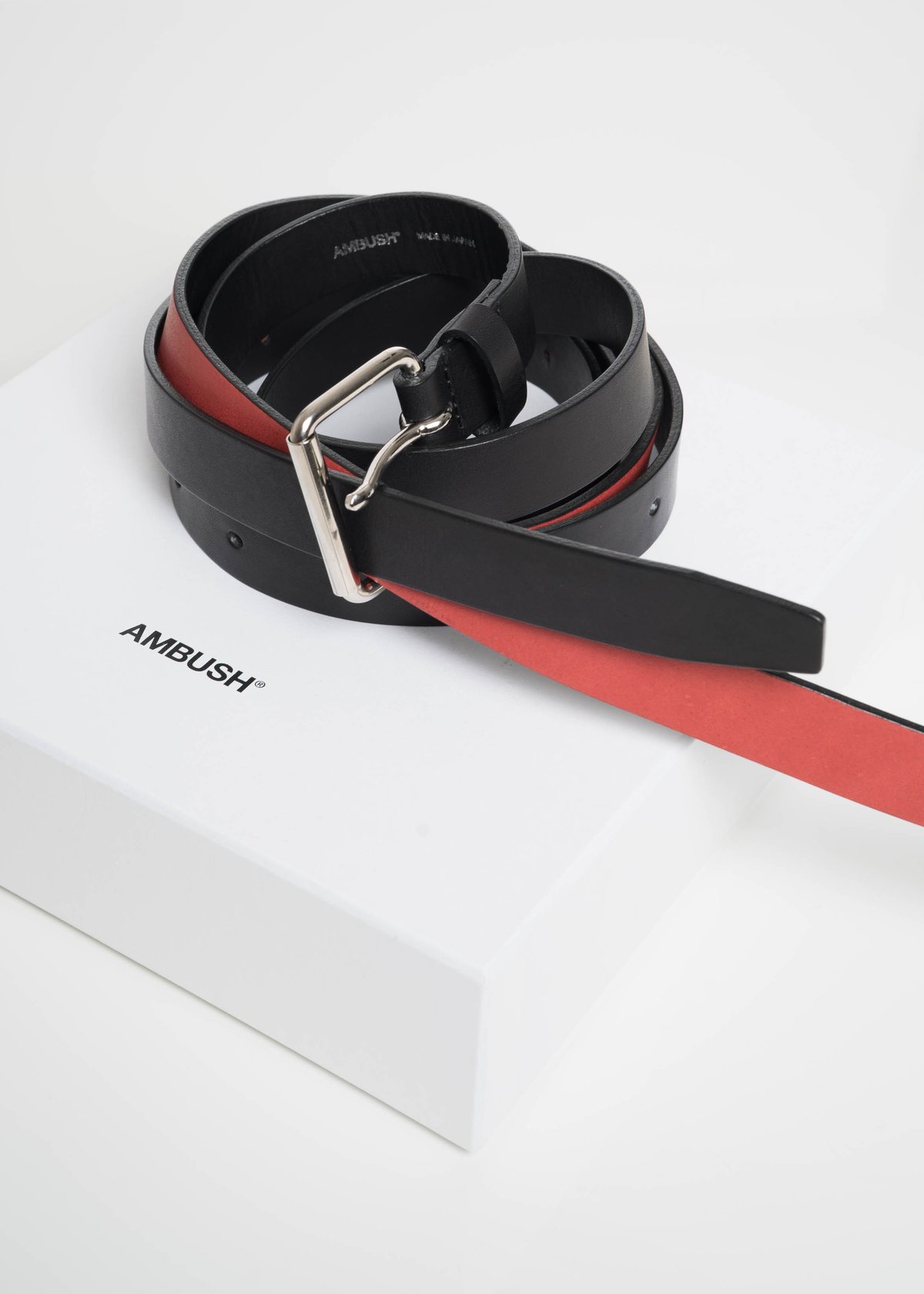 Ambush Black & Red Double Belt | Garmentory