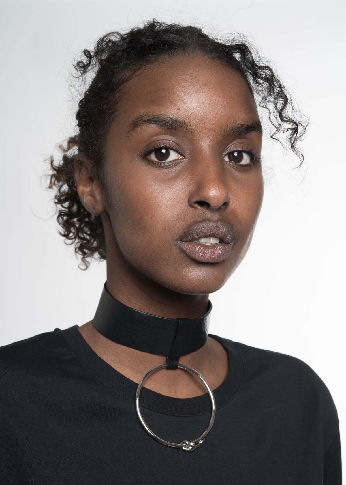 小物 AMBUSH RING LEATHER CHOKER Ambush Silver Ring Leather Choker | Garmentory