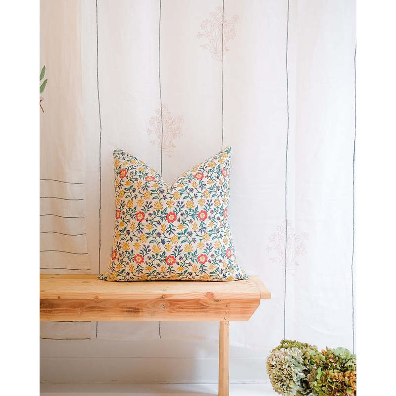 Soil to Studio Aditi Linen Pillow - Thumbnail 5