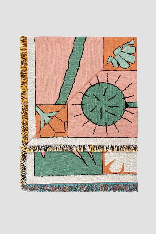 Slowdown Studio Weeds throw ブランケット Slowdown Studio Weeds Throw - Multi | Garmentory