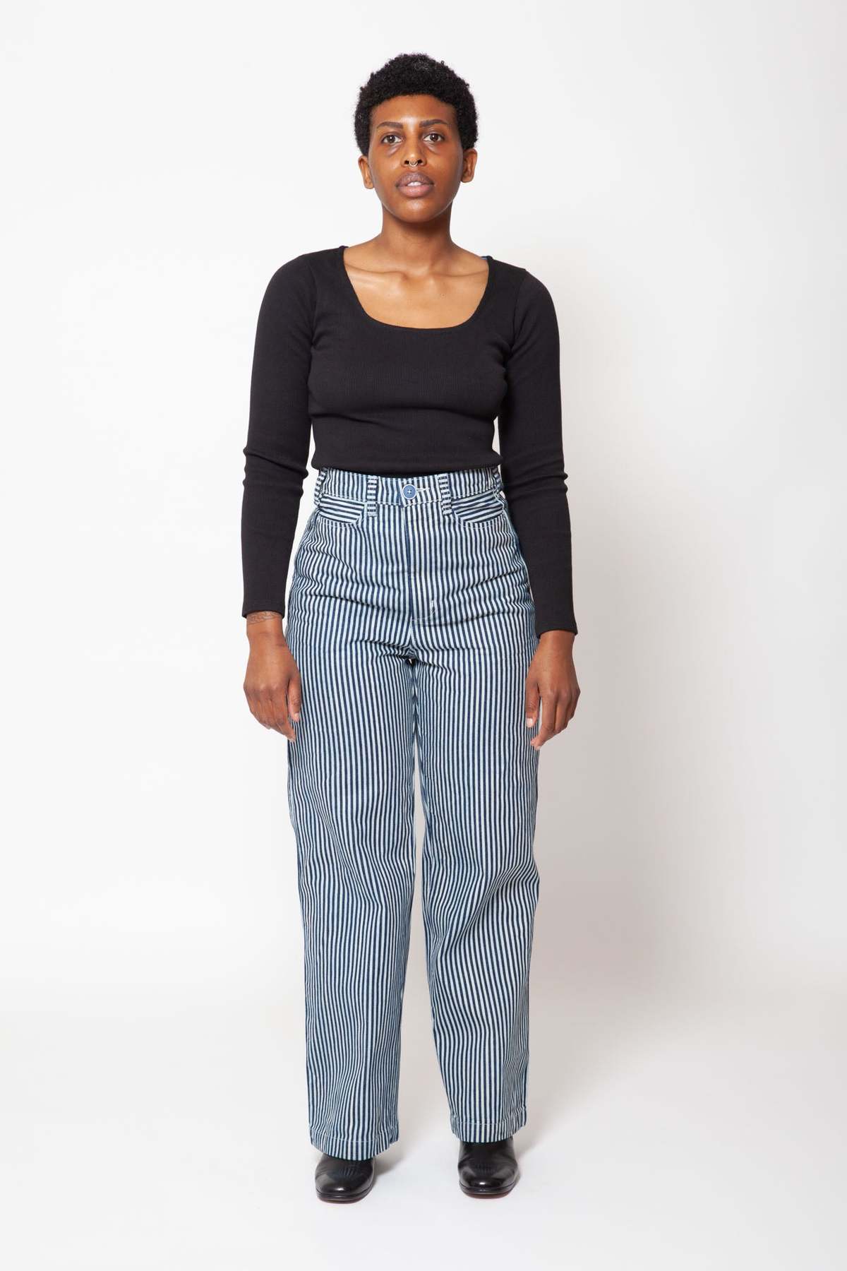 Gravel & Gold Deadstock Placer Pants - Conductor Stripe - Image 1 of 7