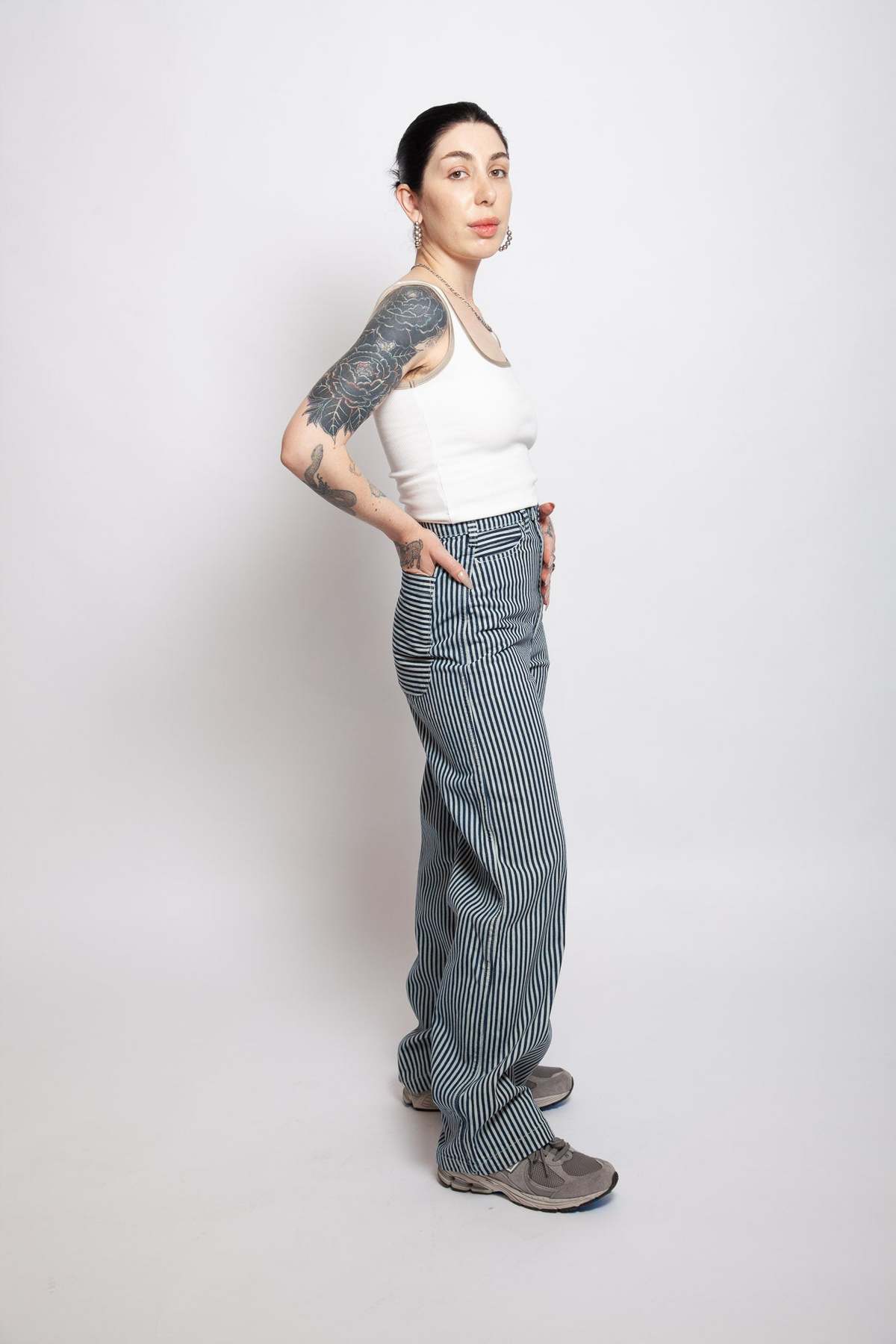 Gravel & Gold Deadstock Placer Pants - Conductor Stripe - Image 5 of 7