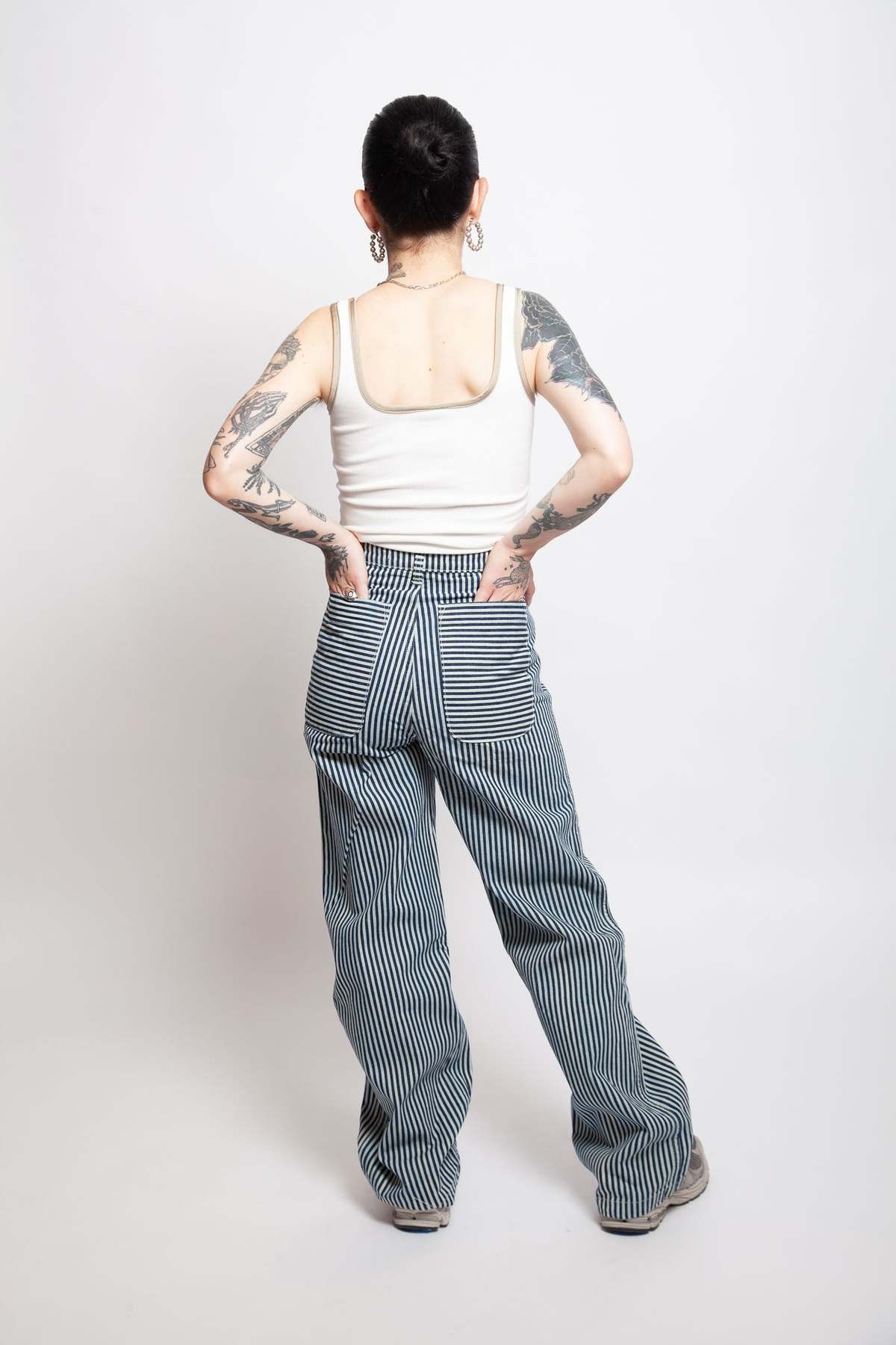 Gravel & Gold Deadstock Placer Pants - Conductor Stripe - Image 6 of 7