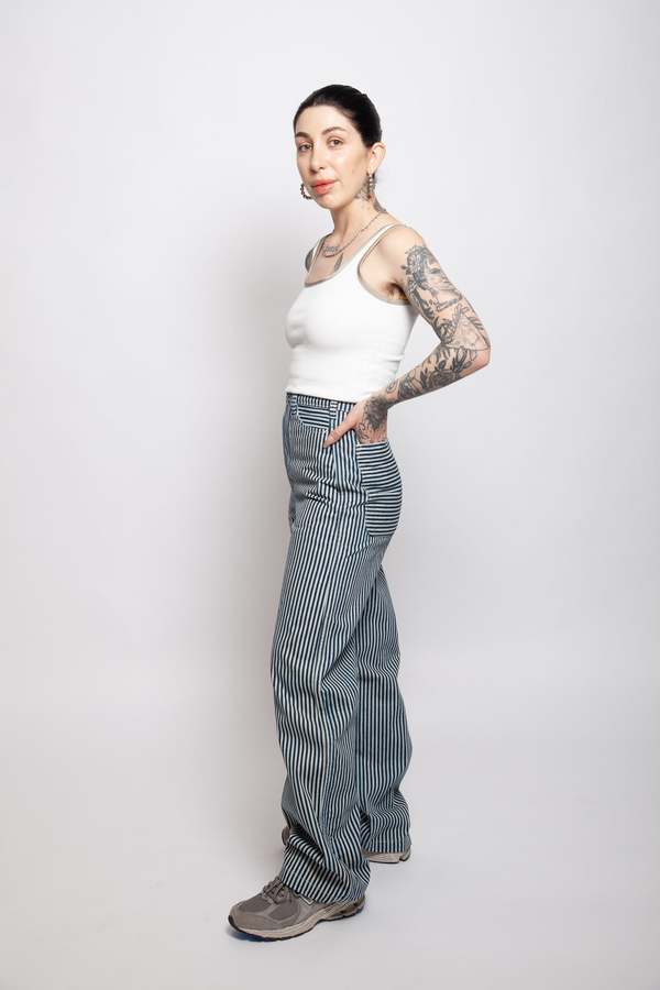 Gravel & Gold Deadstock Placer Pants - Conductor Stripe