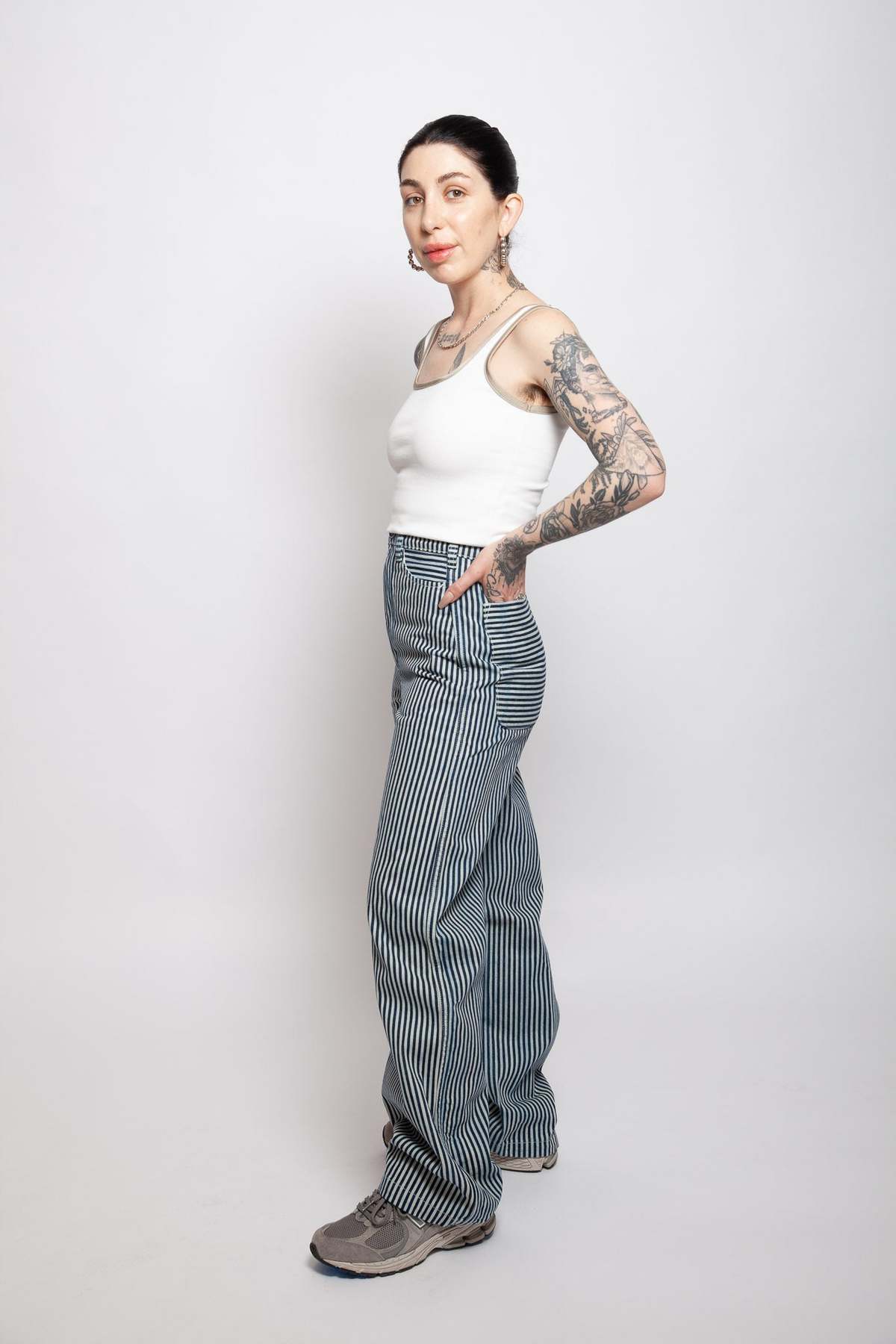 Gravel & Gold Deadstock Placer Pants - Conductor Stripe - Image 7 of 7