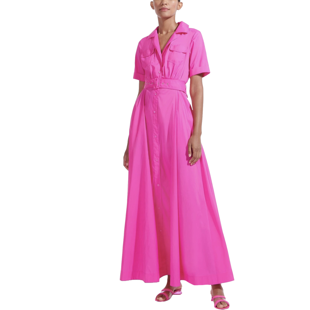 staud millie dress organza Staud Millie Organza And Glittered Cotton-Blend Maxi Shirt Dress In Blue -  35% Off