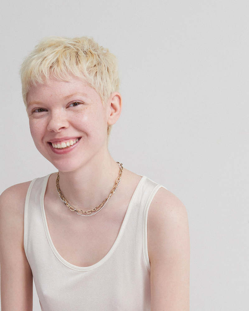 Justine Clenquet Kirsten Necklace Gold Garmentory