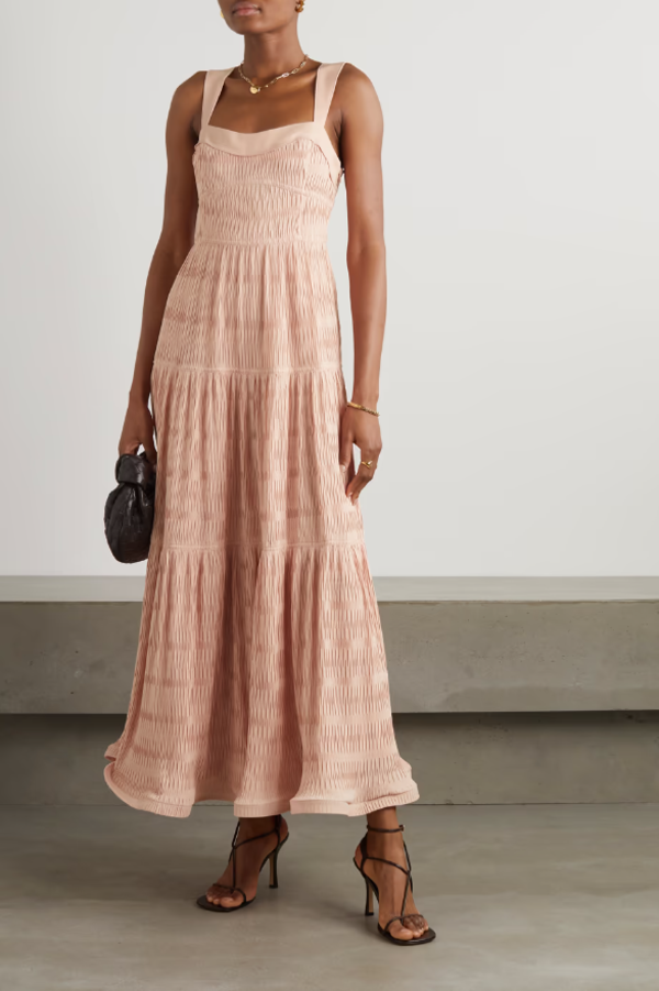 Jonathan Simkhai Celleste Dress - Porcelain Pink | Garmentory