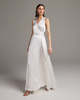 VOZ Bridal Frontward Wrap Dress - Thumbnail 2