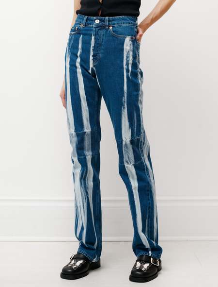 パンツ OUR LEGACY TREBLE CUT Indigo Butterfly Our Legacy - Treble Cut Indigo Butterfly