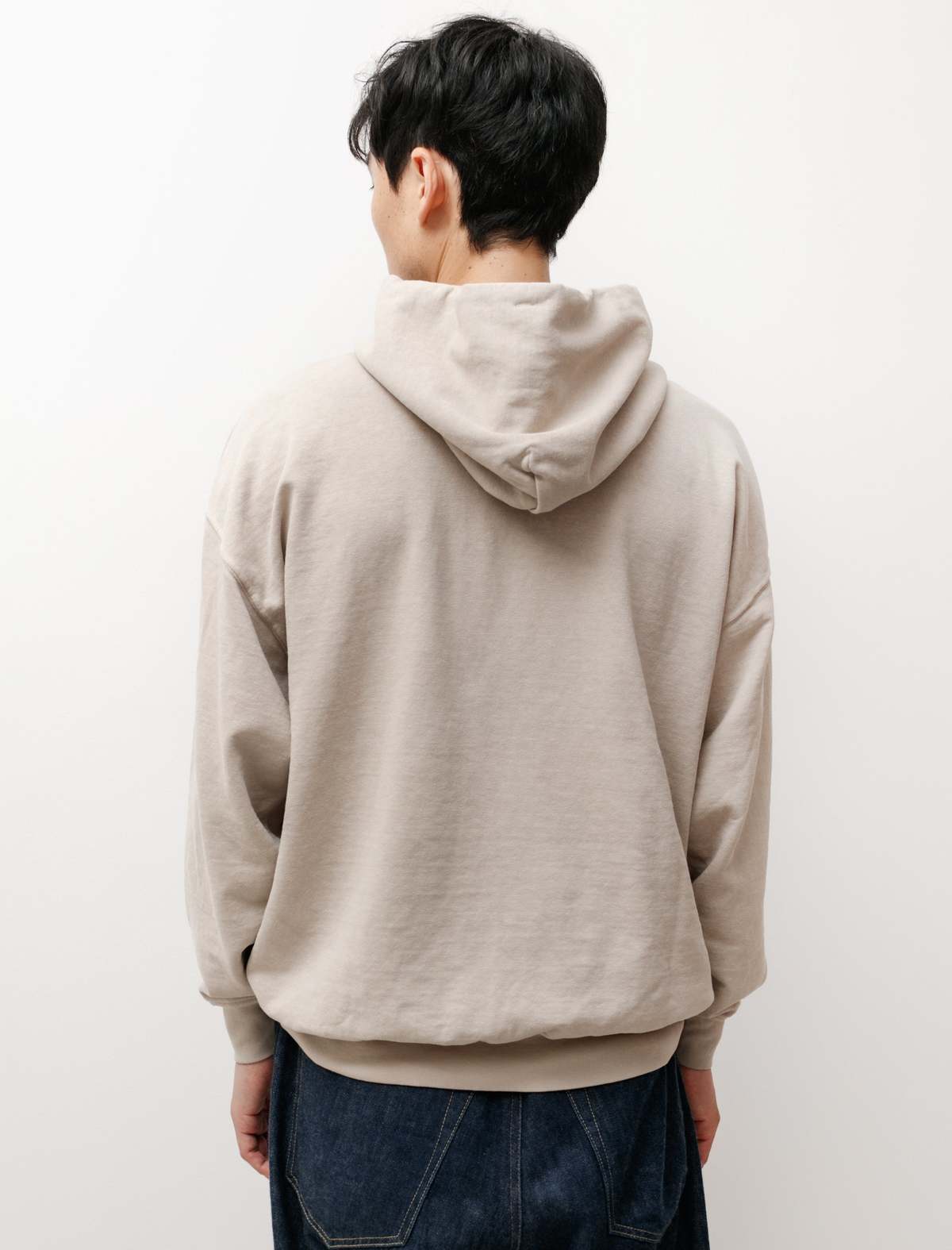 Evan Kinori Organic Cotton Hemp Hooded Sweatshirt - Bone | Garmentory