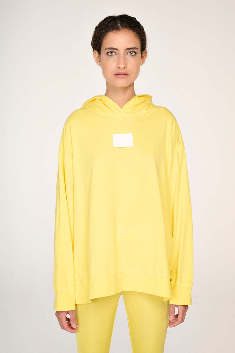 MM6 MAISON MARGIELA Logo print hoodie sweater - Yellow | Garmentory