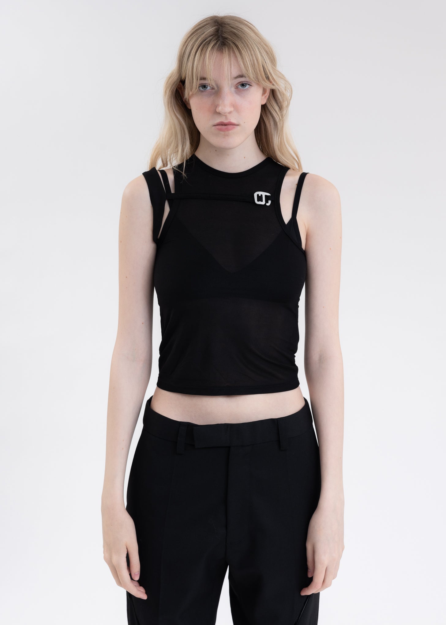 Heliot Emil GREGARIA TANK TOP - Black | Garmentory