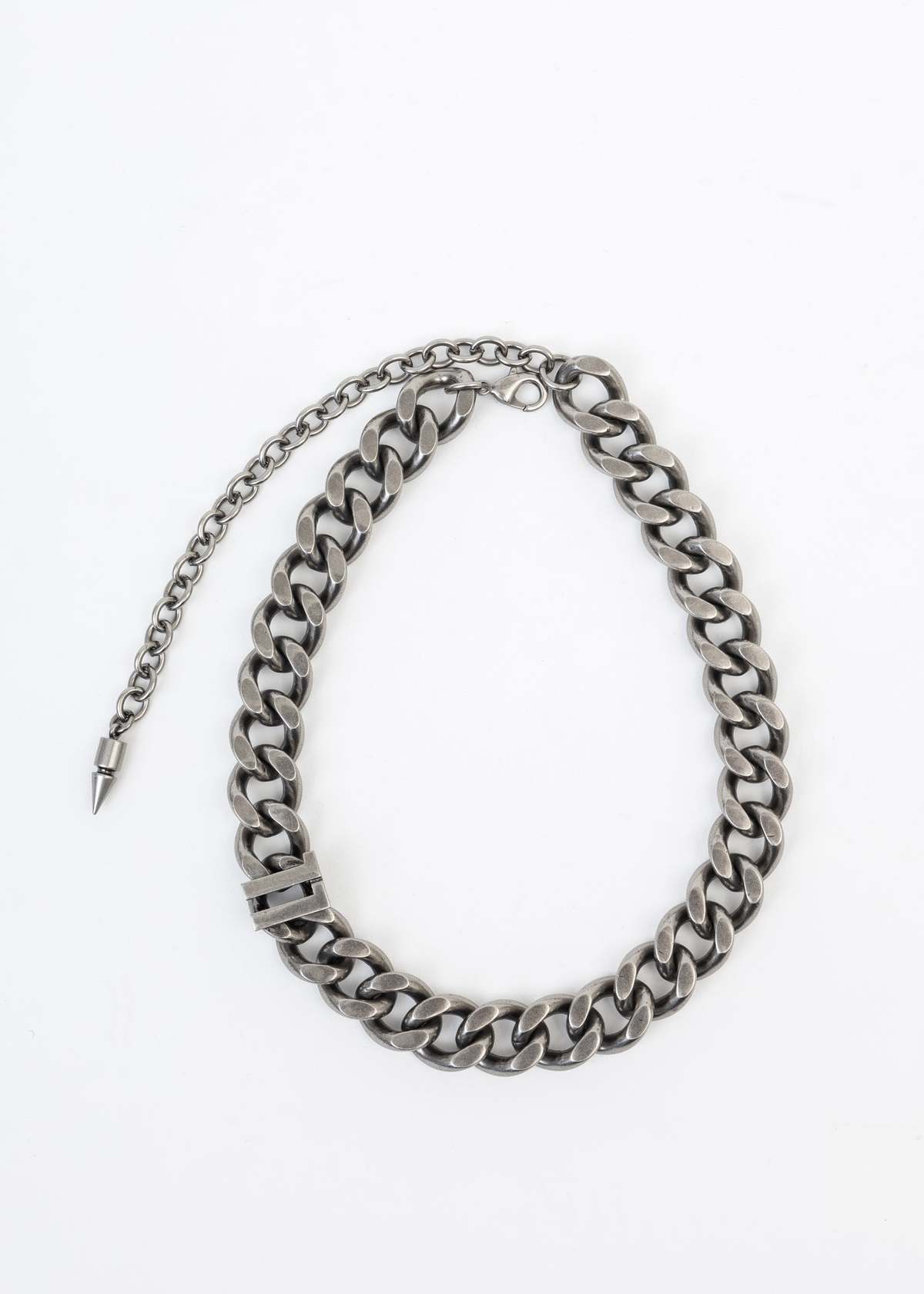 we11done 11 LOGO CHUNKY CHAIN CHOKER - SILVER2 | Garmentory