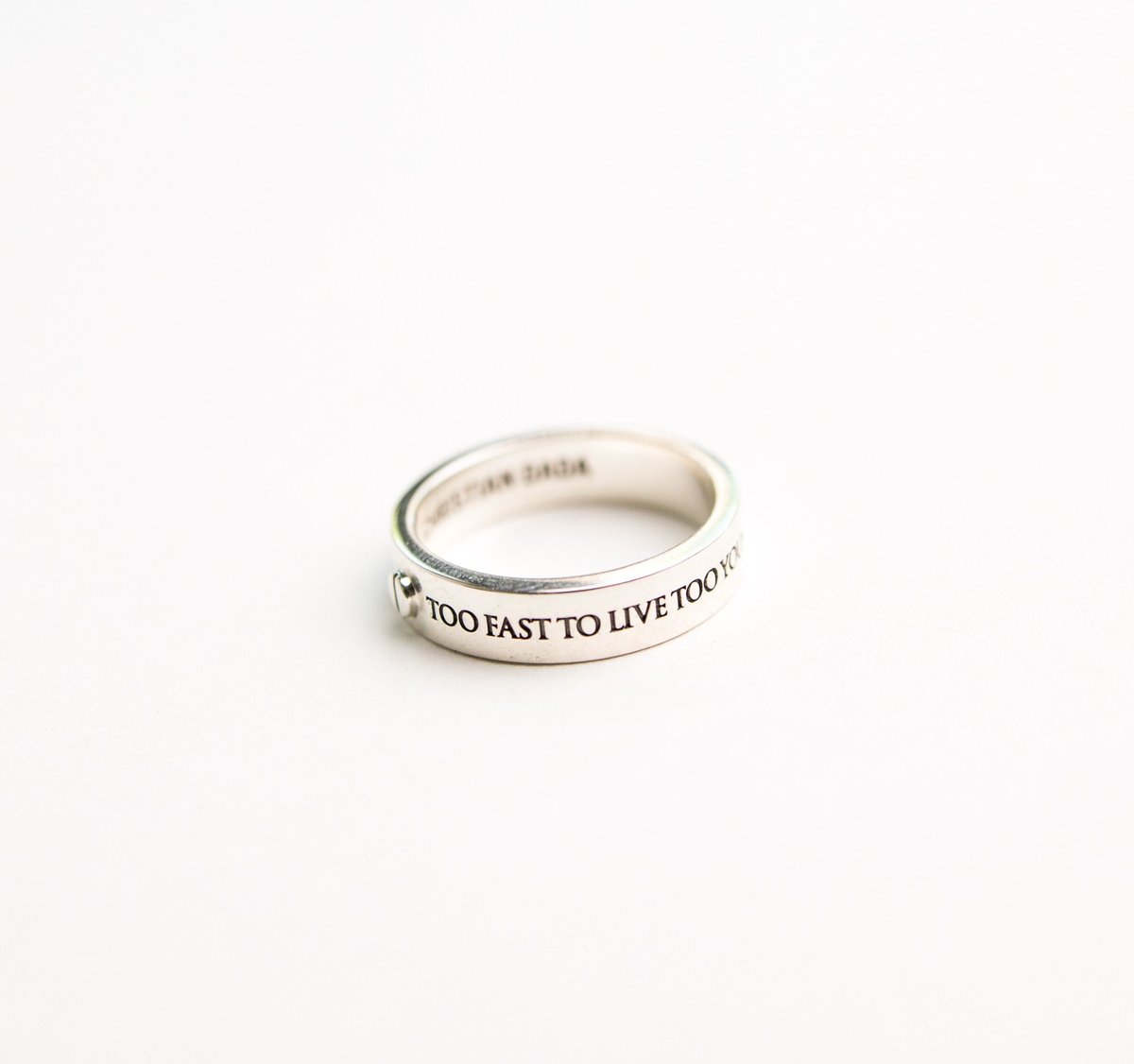 Christian Dada Twisted Needle Ring