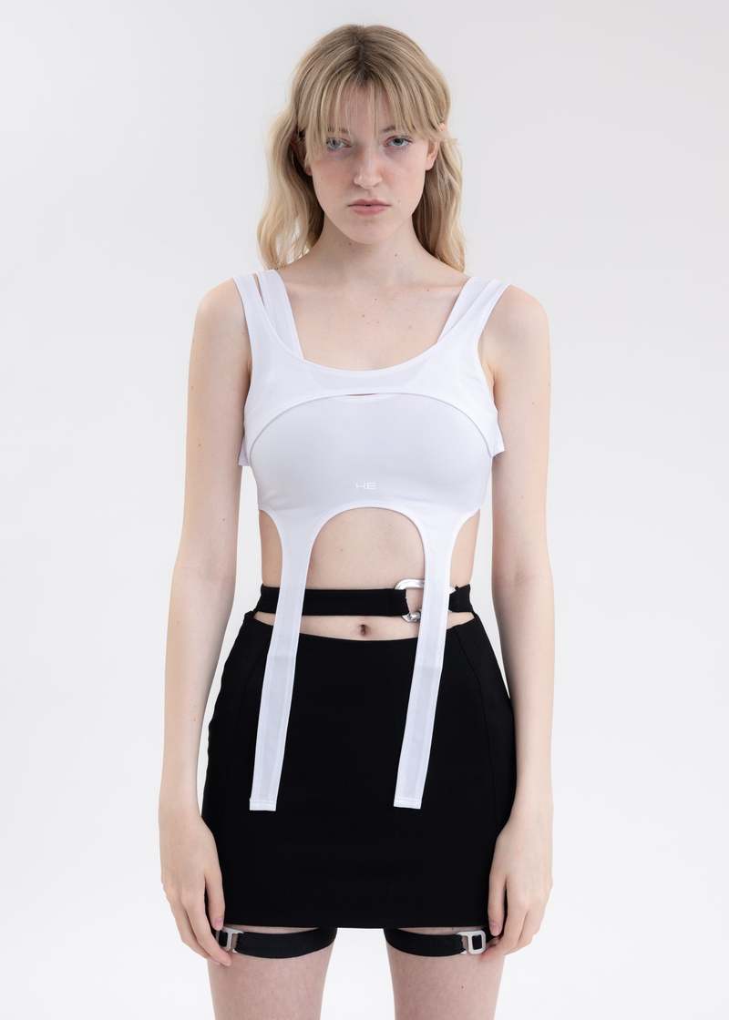 Heliot Emil Harness Top - White | Garmentory