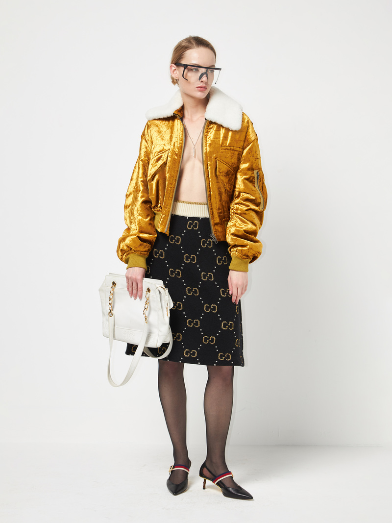 VIP【関税送料無料】希少 GUCCI BLACK WOOL SKIRT s-l1200.jpg