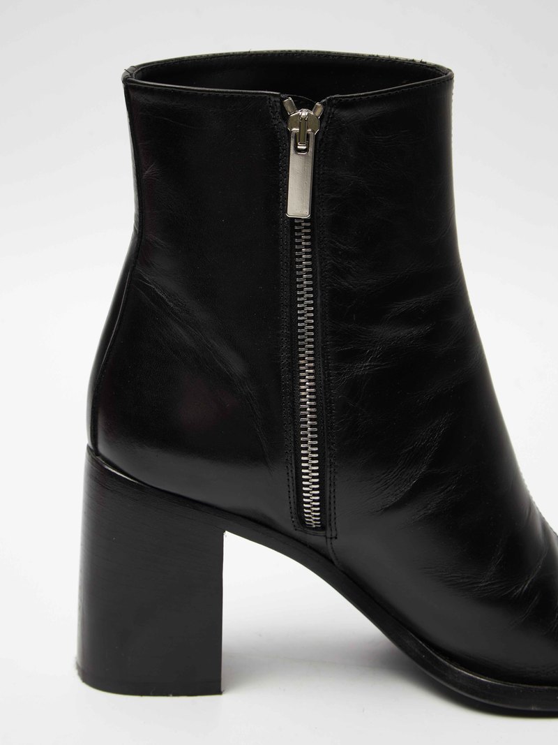 Peter Do M High Heeled Metal Toe Boots - Black 